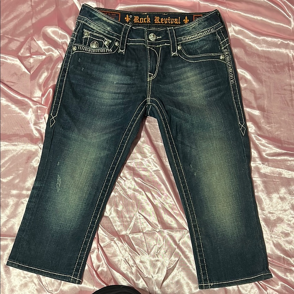 Rock Revival Denim Capris